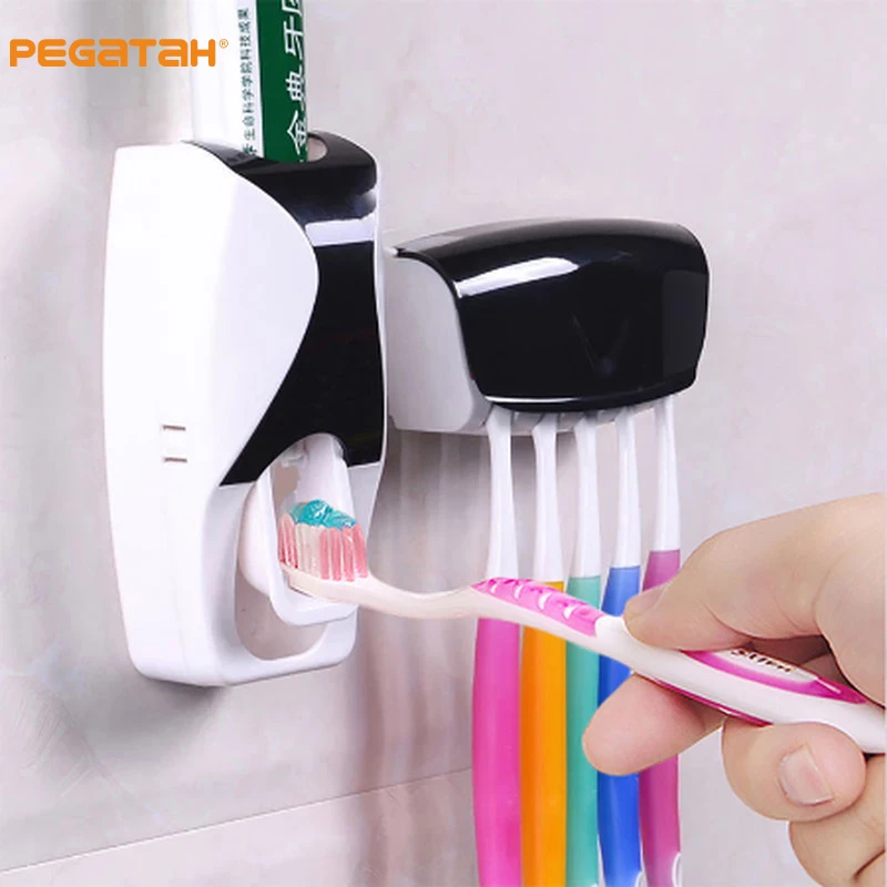 Wall Anchor Plastic - Dispenser Pasta Gigi Otomatis Rak Penyimpanan