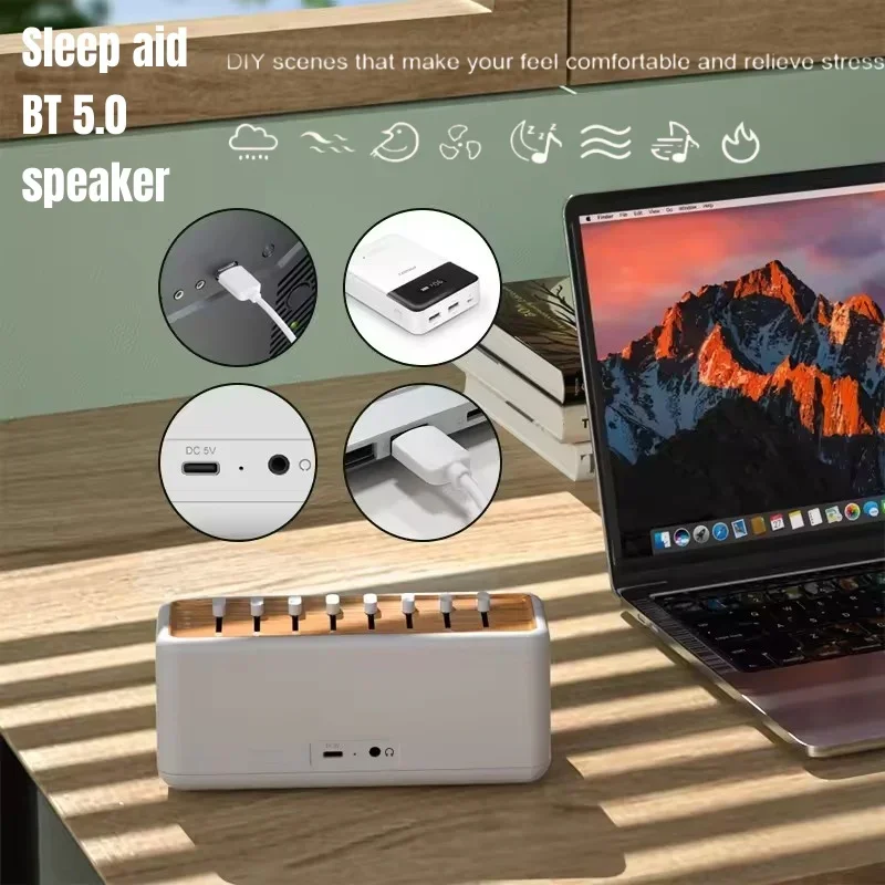 Home Improvement Music - Speaker Bluetooth Nirkabel dengan Suara Alam,