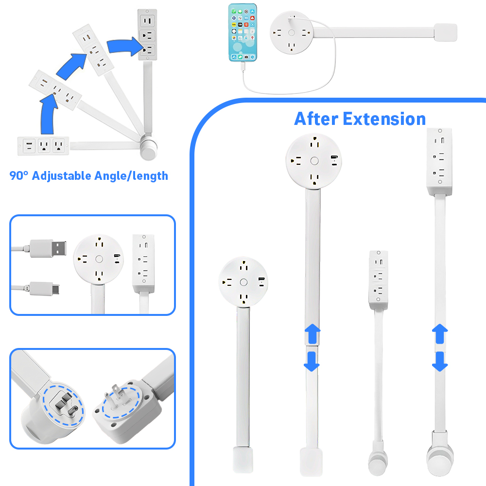 Wall Anchor Plastic - Pengganda Stopkontak Listrik - Ekstensi Stopkontak,