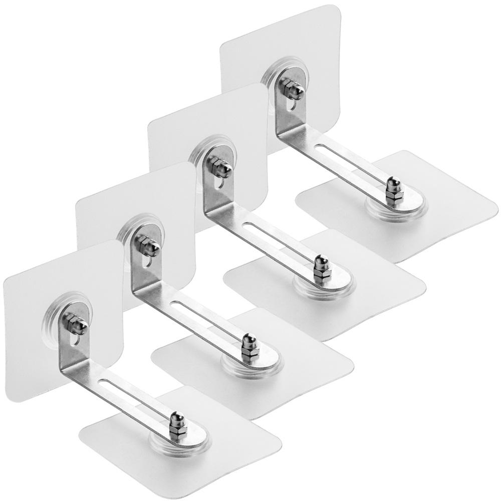 Wall Anchor Plastic - 4 Buah Jangkar Dinding Furnitur Anti
