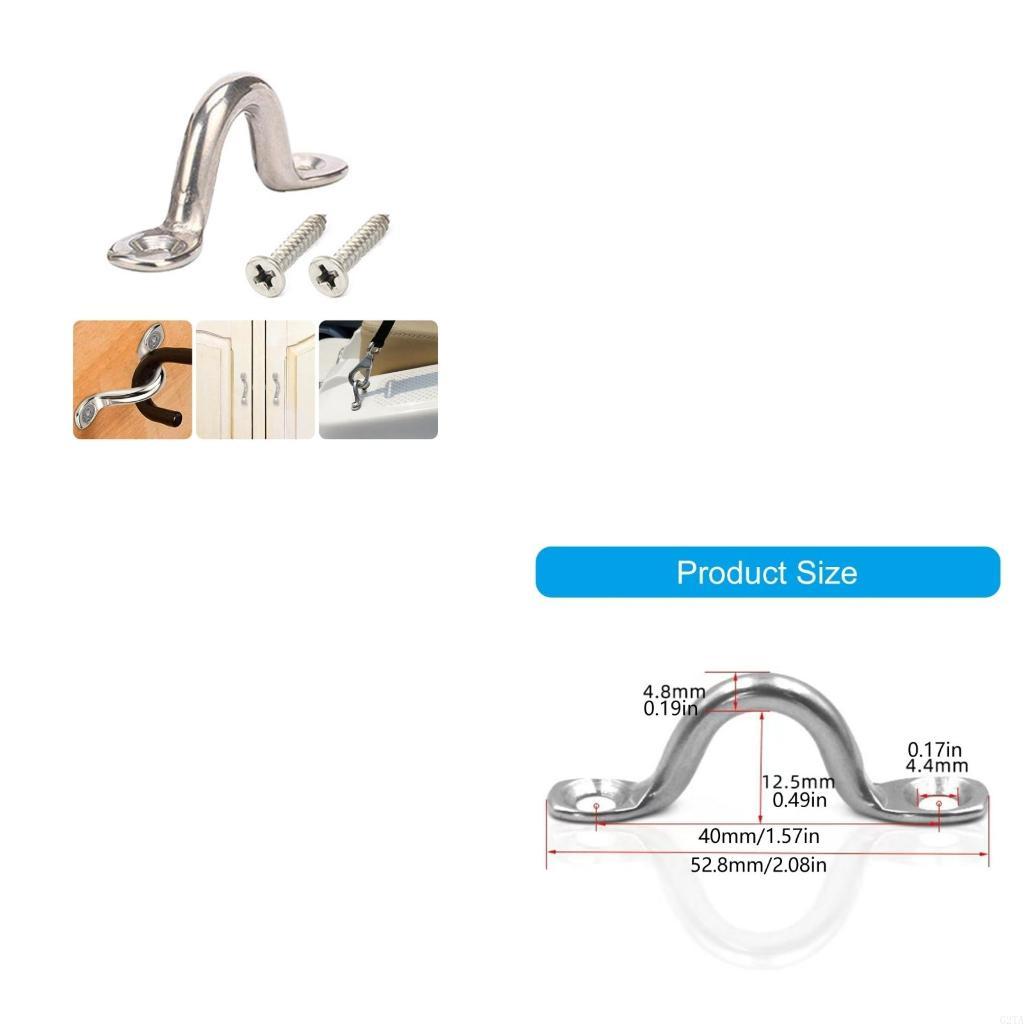 Deck Screw Stainless - Eye Straps Kayak Deck Loop Dengan