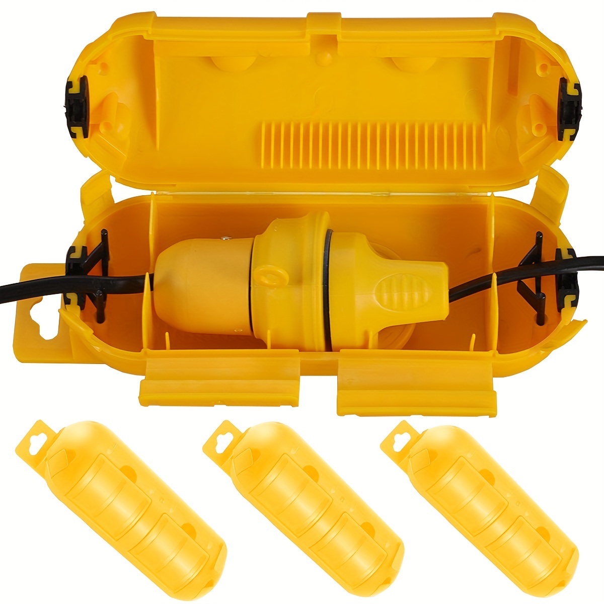 Electrical Outlet Cover - Penutup Kabel Ekstensi Warna Kuning dengan