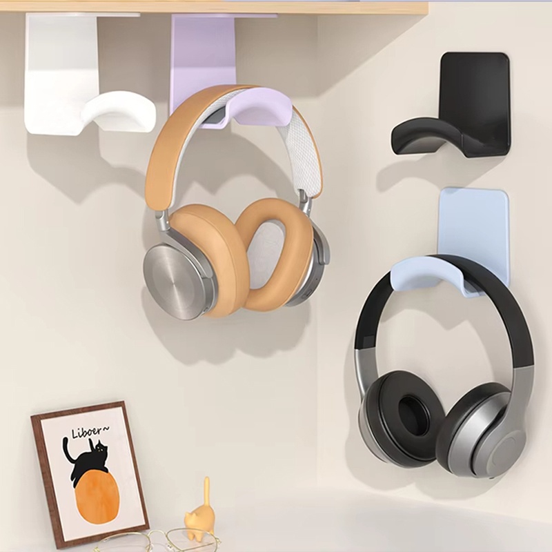 Wall Anchor Plastic - 2 Buah Penyangga Headphone Plastik Universal