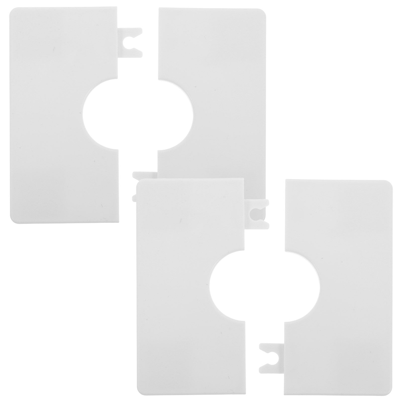 Electrical Outlet Cover - 2Pcs Penutup Lubang Dinding Persegi Perekat