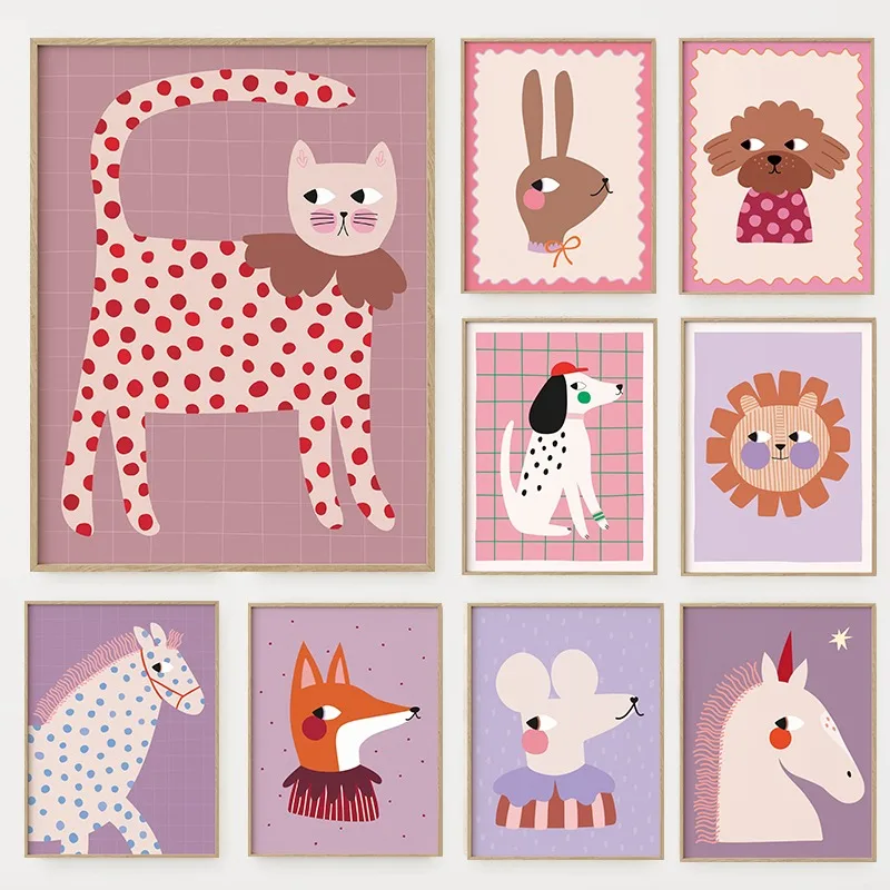 Home Improvement Kids - Poster Ilustrasi Hewan Lucu Kartun Anjing