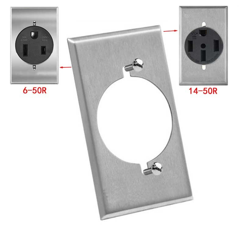 Electrical Outlet Cover - Penutup Stopkontak Listrik Lubang Bulat Pelat