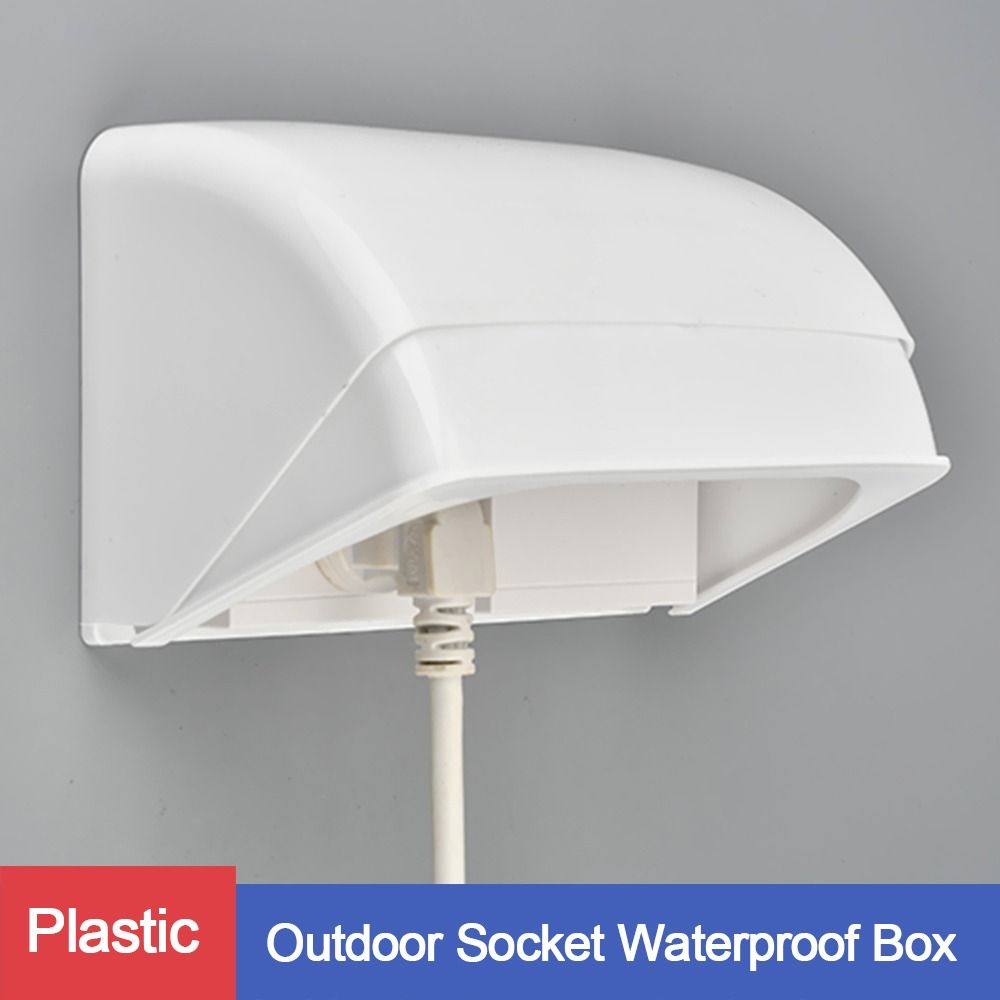 Electrical Outlet Cover - 1 Buah soket luar ruangan kotak