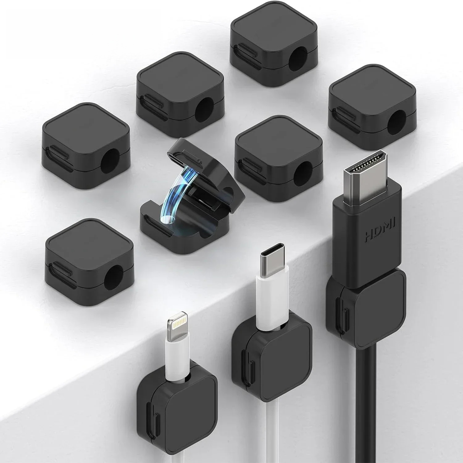 Wall Anchor Plastic - ​ Penjepit Kabel Magnetik Penahan Kabel