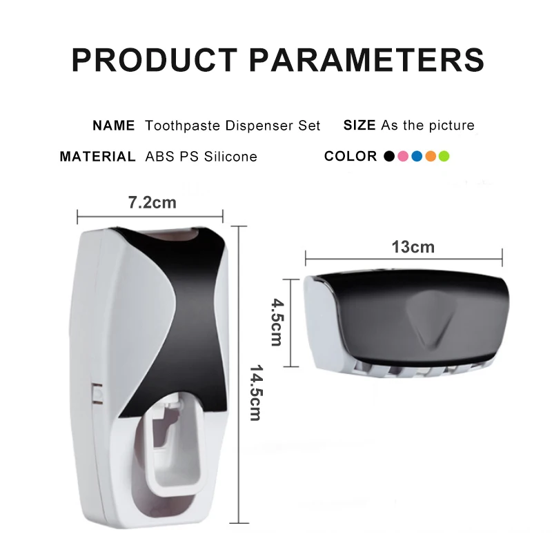 Dispenser Pasta Gigi Otomatis  - Wall Anchor Plastic ulasan dan harga