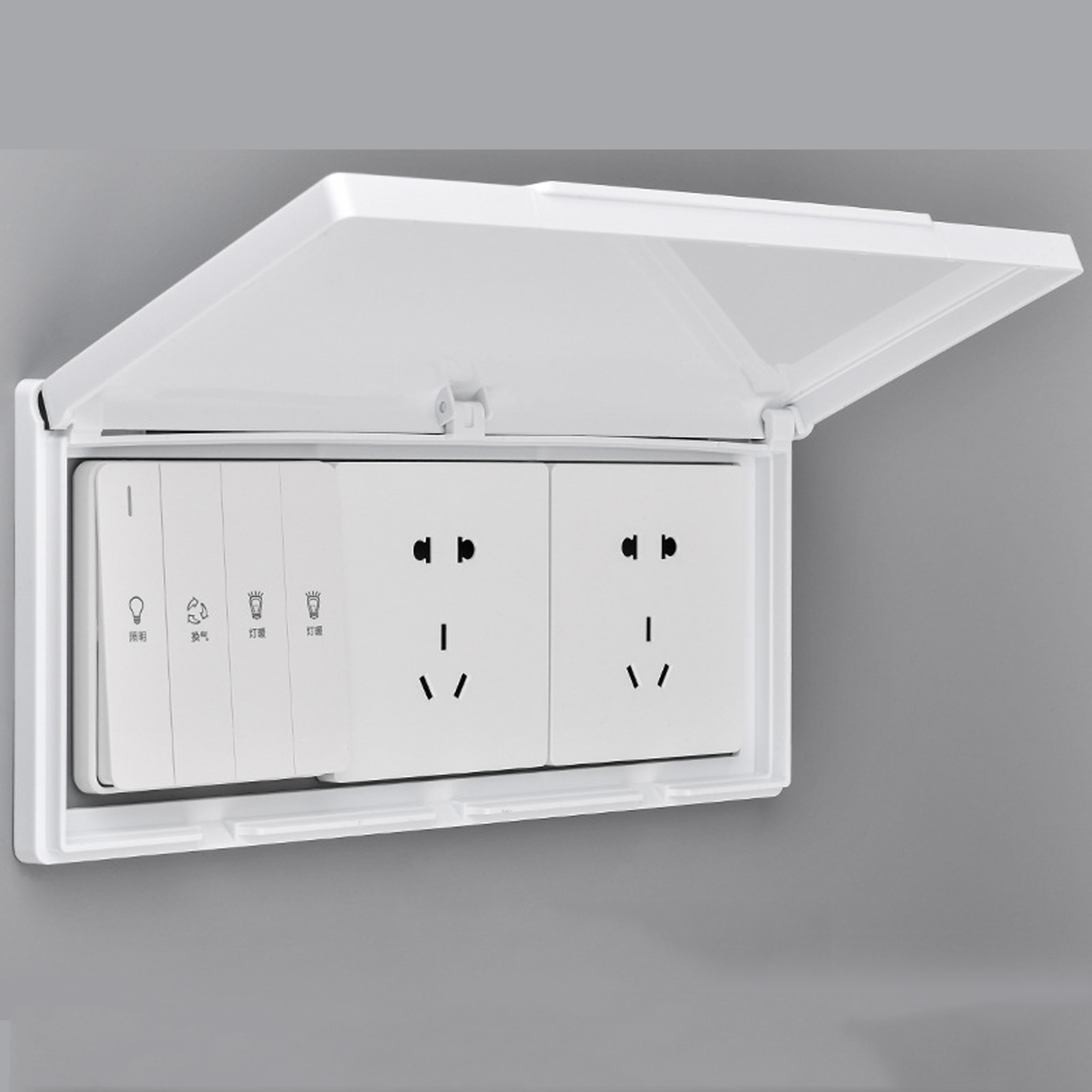 3 Gang penutup Outlet tahan ai - Electrical Outlet Cover ulasan dan harga