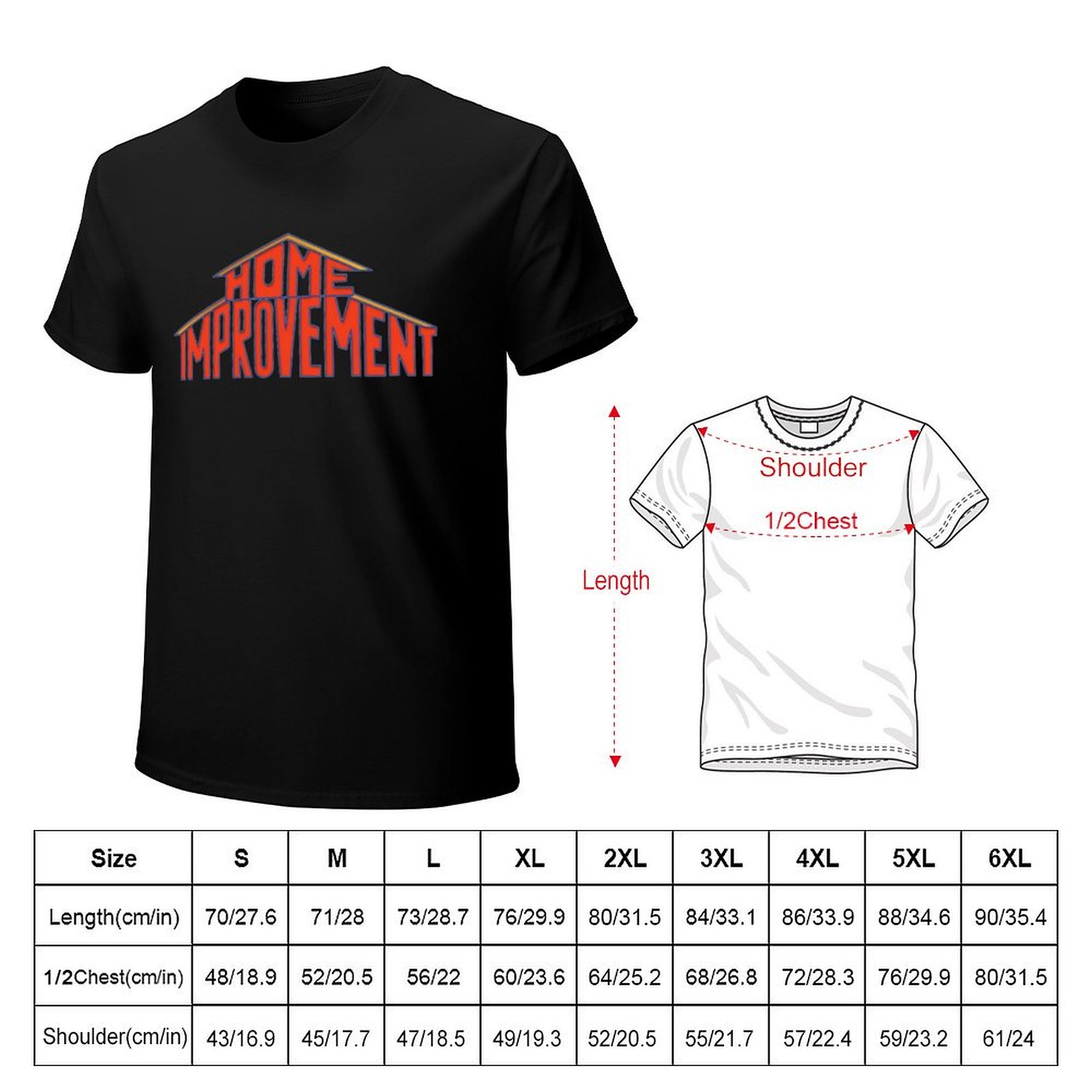 Kaos Logo Renovasi Rumah 90-an - Home Improvement Logo ulasan dan harga