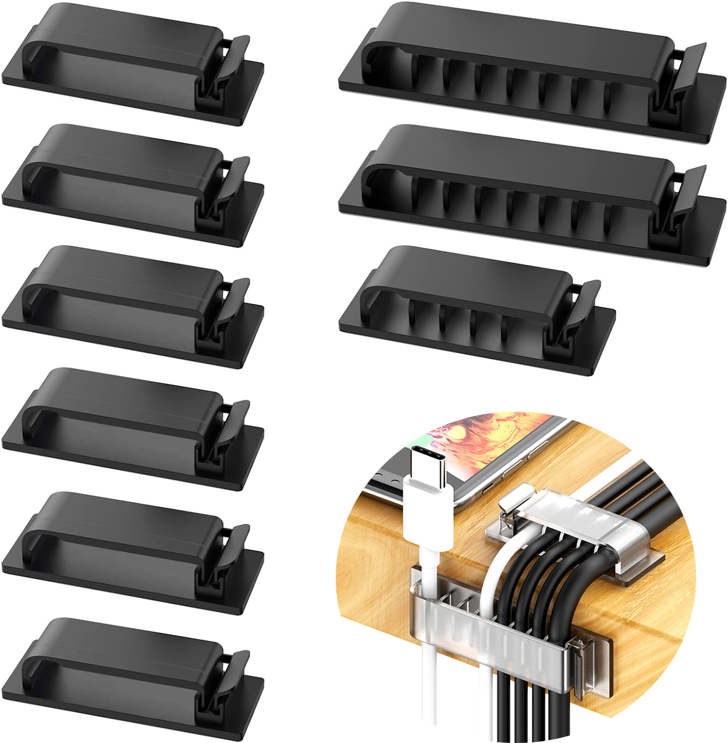 Pengatur kabel klip berperekat - Wall Anchor Plastic ulasan dan harga
