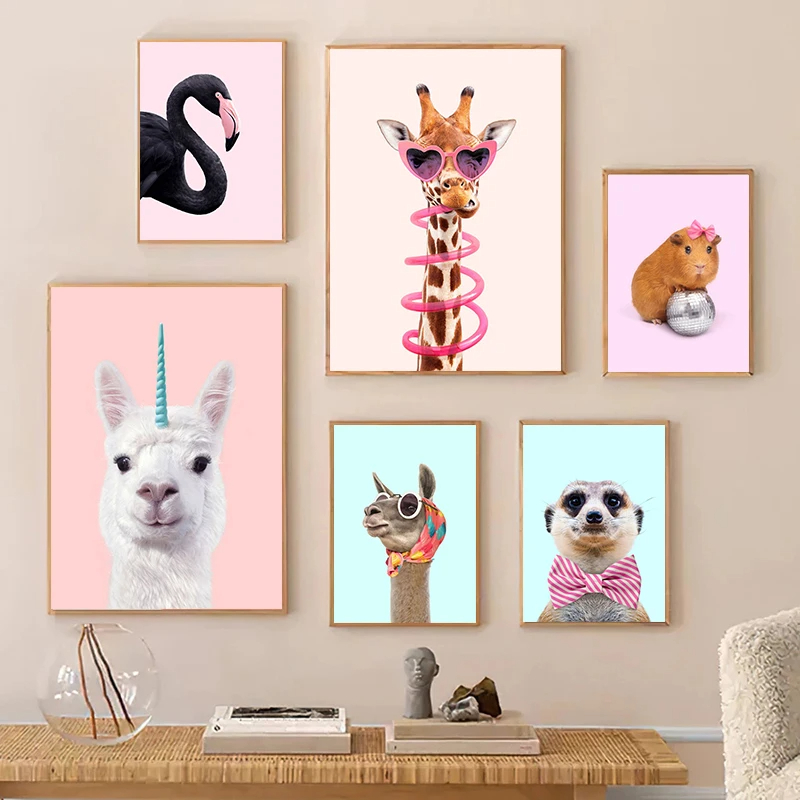 Poster Pesta Flamingo Zebra Je - Home Improvement Kids ulasan dan harga