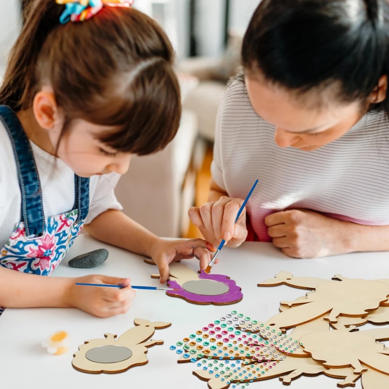 12 buah cermin kayu putri duyu - Home Improvement Kids ulasan dan harga