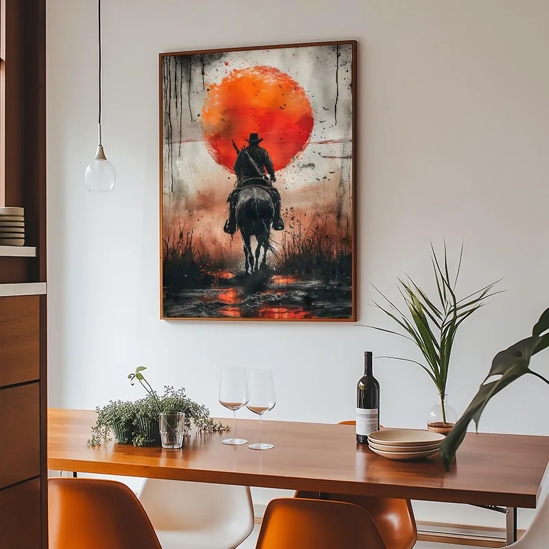 Poster Lukisan Kanvas Red Dead - Home Improvement Game ulasan dan harga