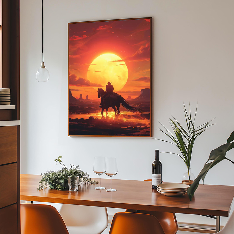 Poster Lukisan Kanvas Red Dead - Home Improvement Game ulasan dan harga