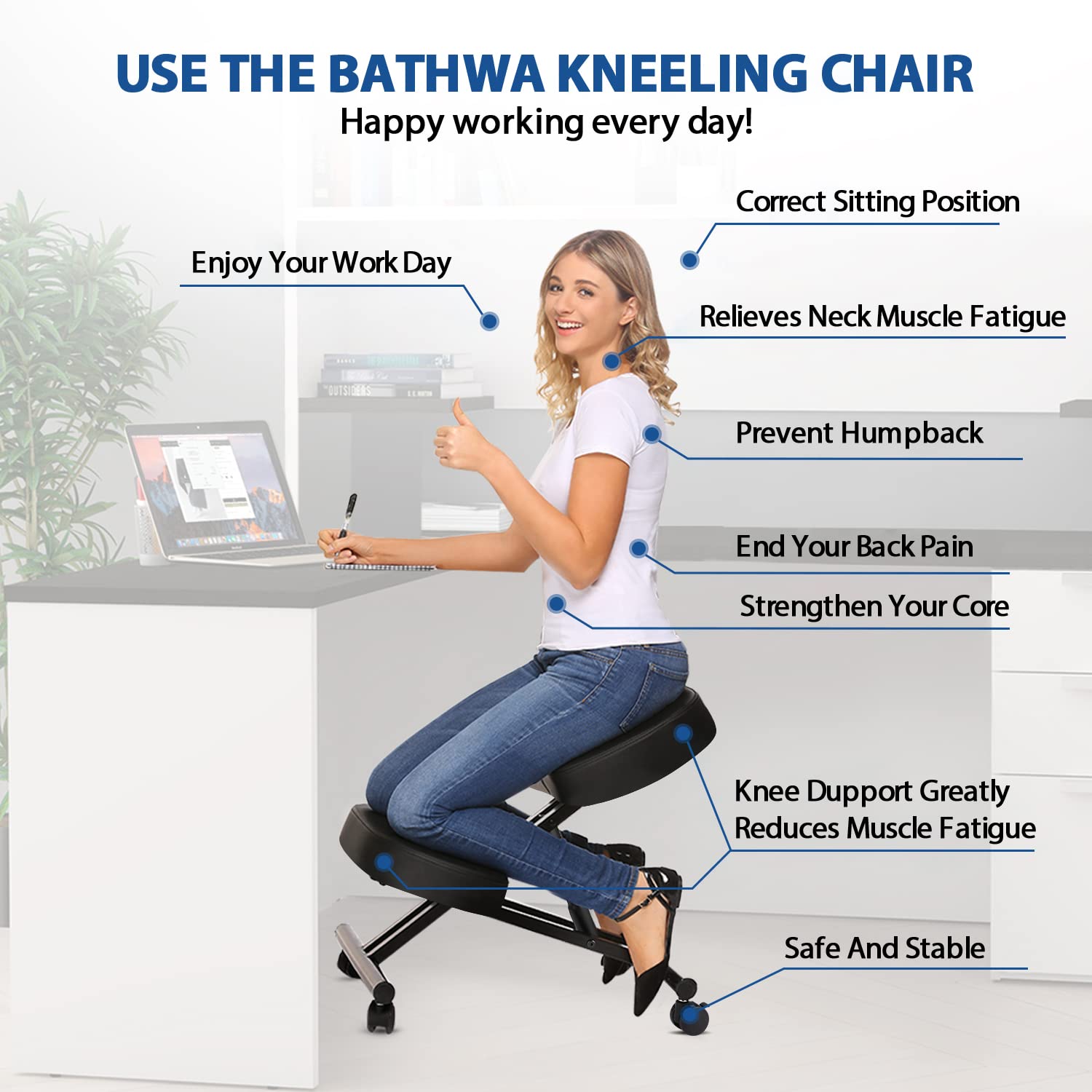 Kursi Berlutut Ergonomis untuk - Home Improvement Usa ulasan dan harga
