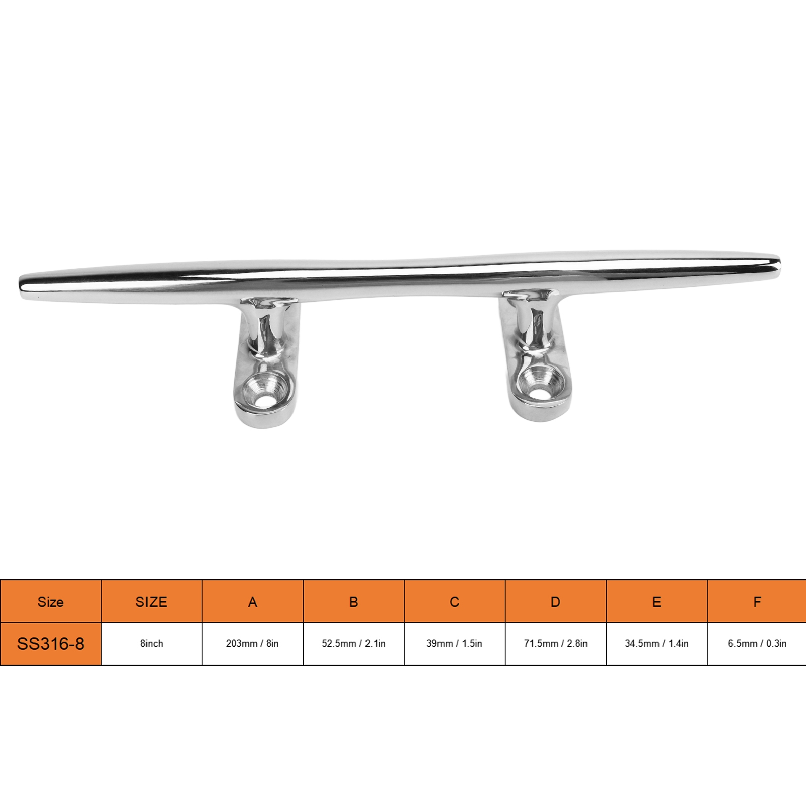 Klem Kapal Open Base Heavy Dut - Deck Screw Stainless ulasan dan harga