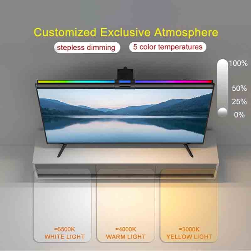 Lampu RGB 60/80Cm Lampu Suasan - Home Improvement Game ulasan dan harga