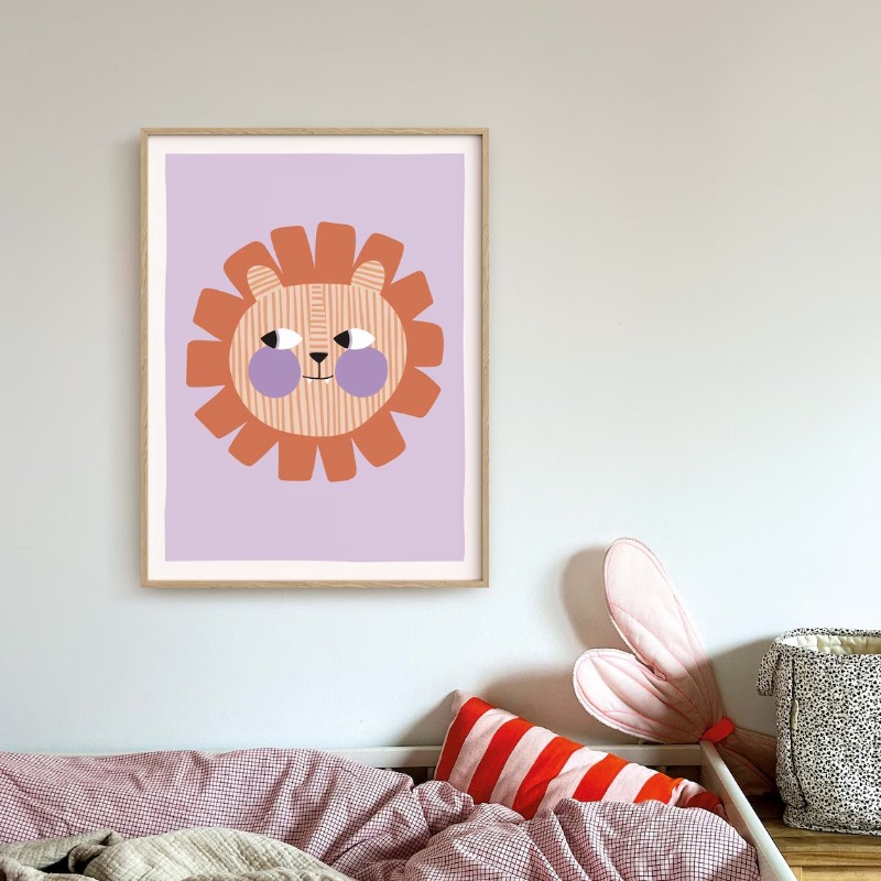 Poster Ilustrasi Hewan Lucu Ka - Home Improvement Kids ulasan dan harga