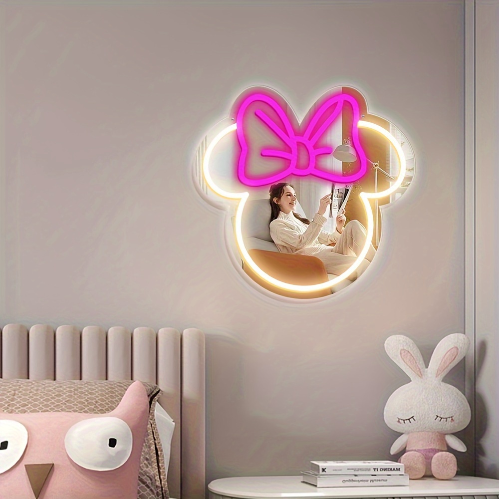 Lampu Neon LED Disney Minnie M - Home Improvement Kids ulasan dan harga