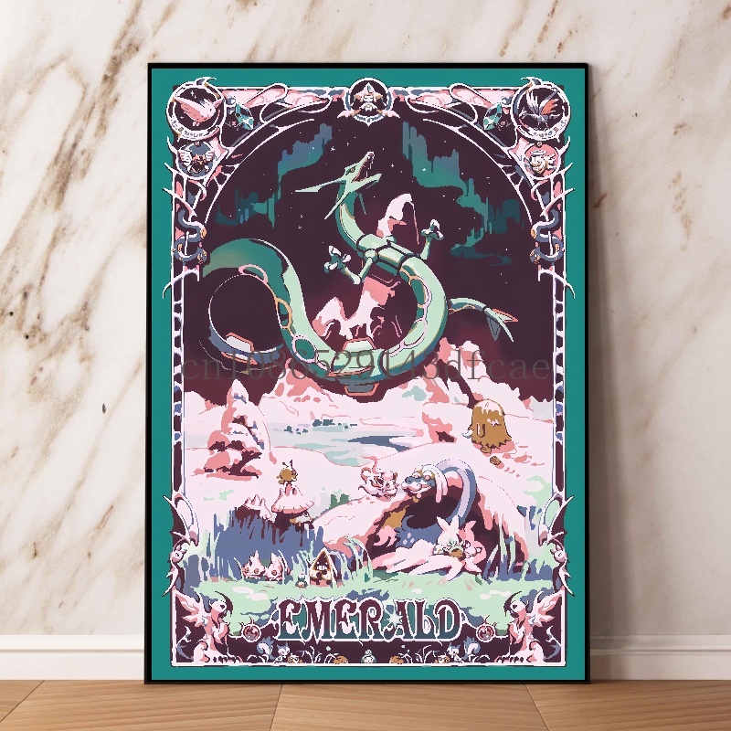 Pokemon Poster kartun Retro to - Home Improvement Kids ulasan dan harga