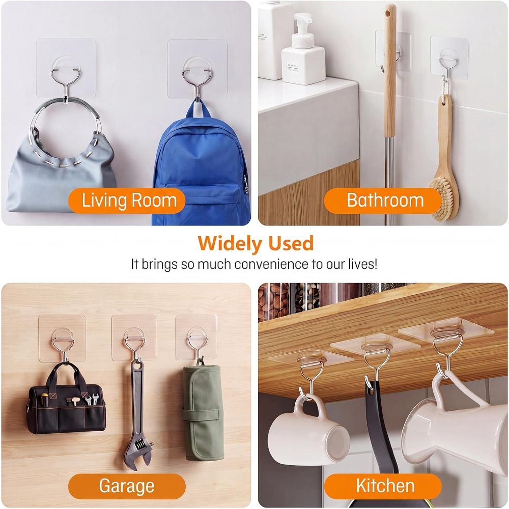 Kait Dinding Perekat Kuat 33lb - Home Improvement Usa ulasan dan harga