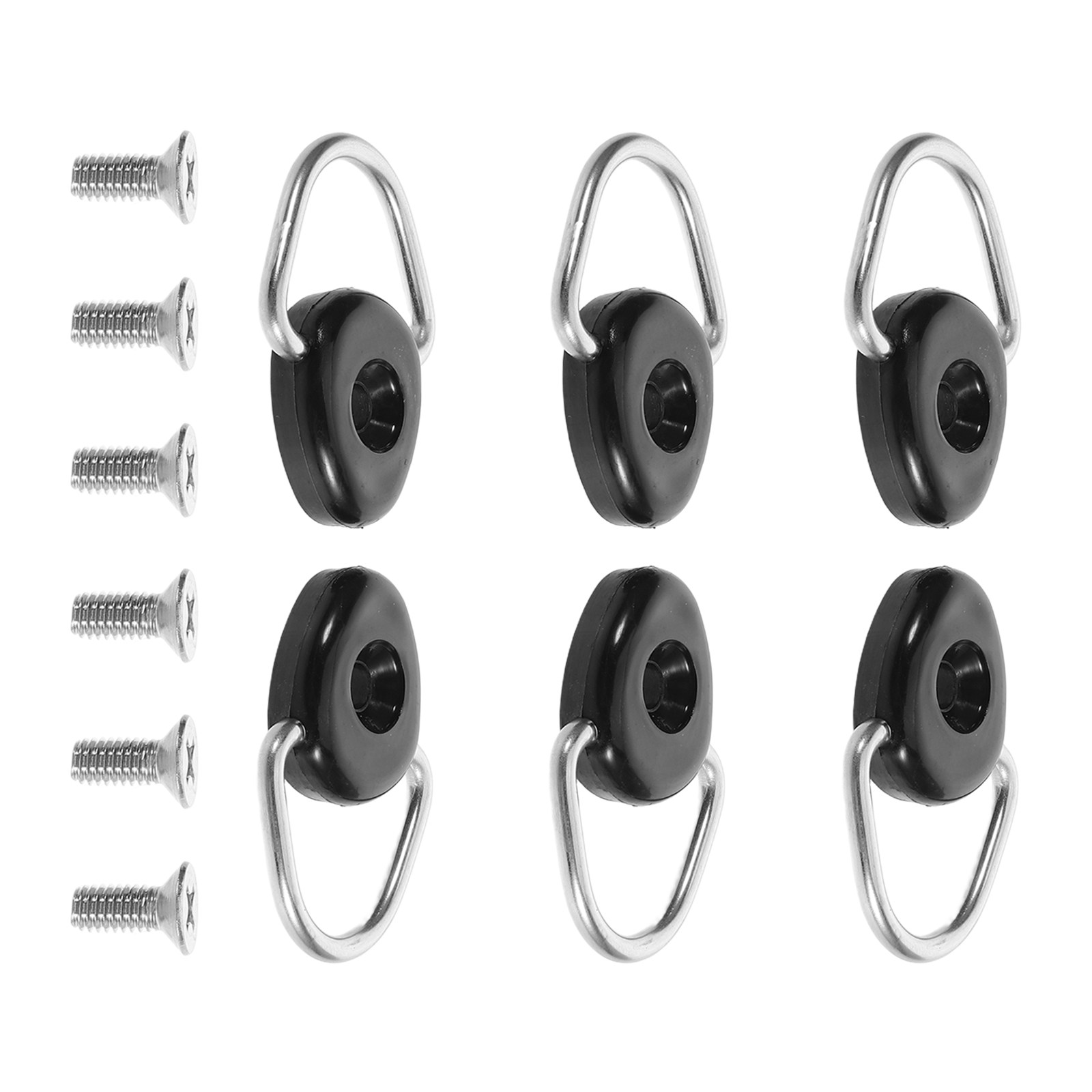 6Pcs Kit Gesper D-Ring Oval da - Deck Screw Stainless ulasan dan harga