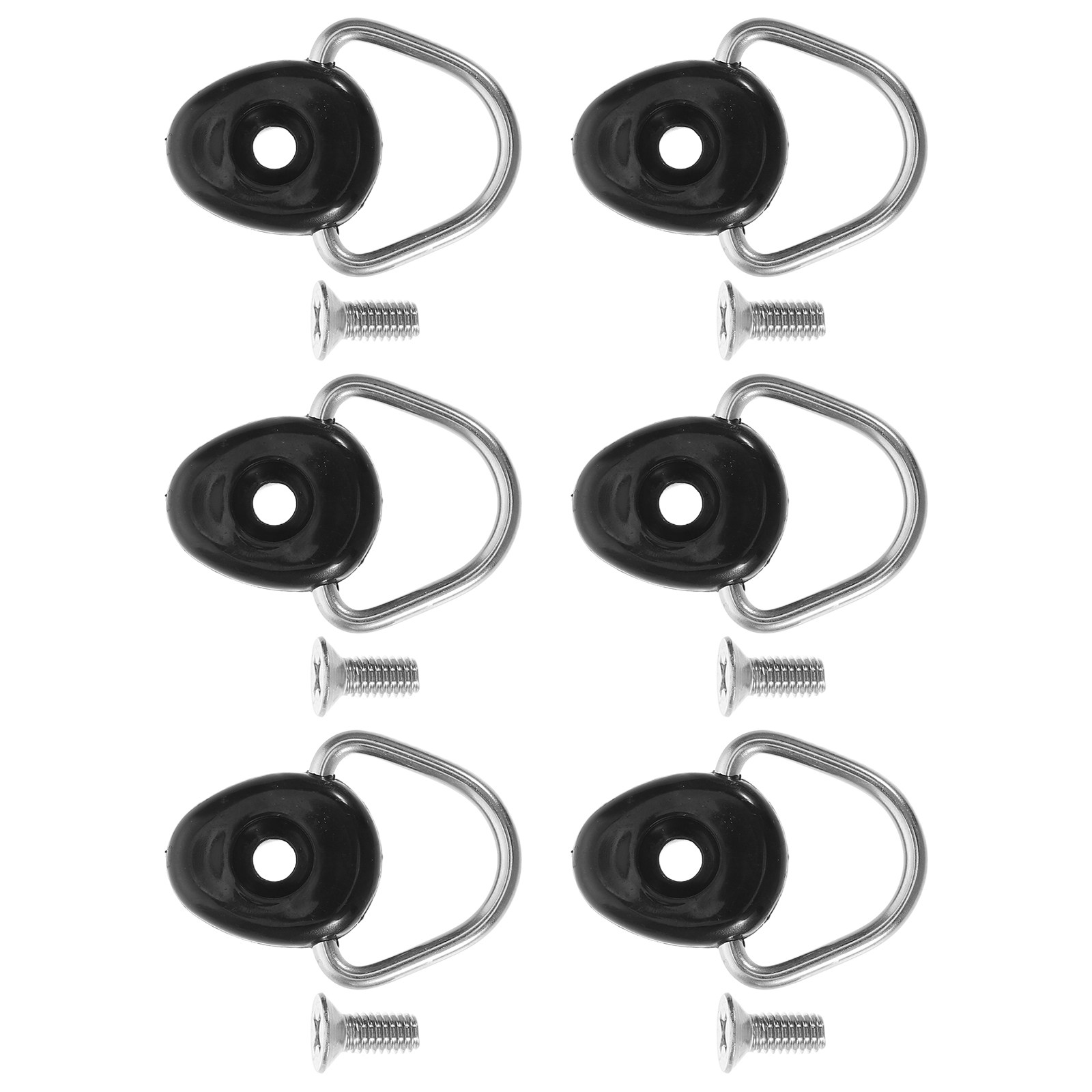 6Pcs Kit Gesper D-Ring Oval da - Deck Screw Stainless ulasan dan harga