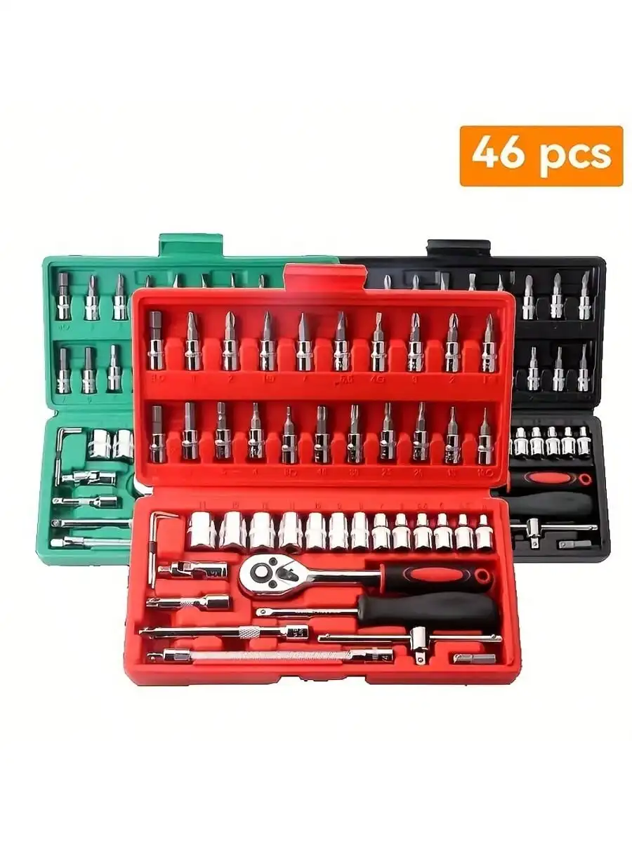 Set Kunci Pas Ratchet 46 Buah  - Home Improvement Help ulasan dan harga