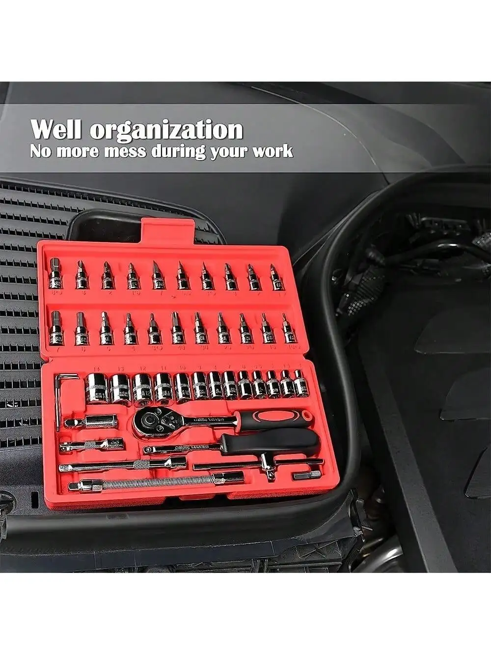 Set Kunci Pas Ratchet 46 Buah  - Home Improvement Help ulasan dan harga