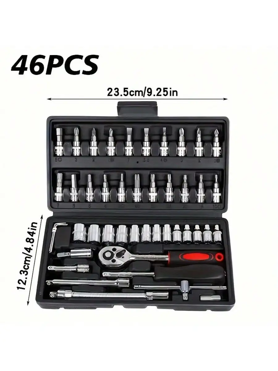 Set Kunci Pas Ratchet 46 Buah  - Home Improvement Help ulasan dan harga