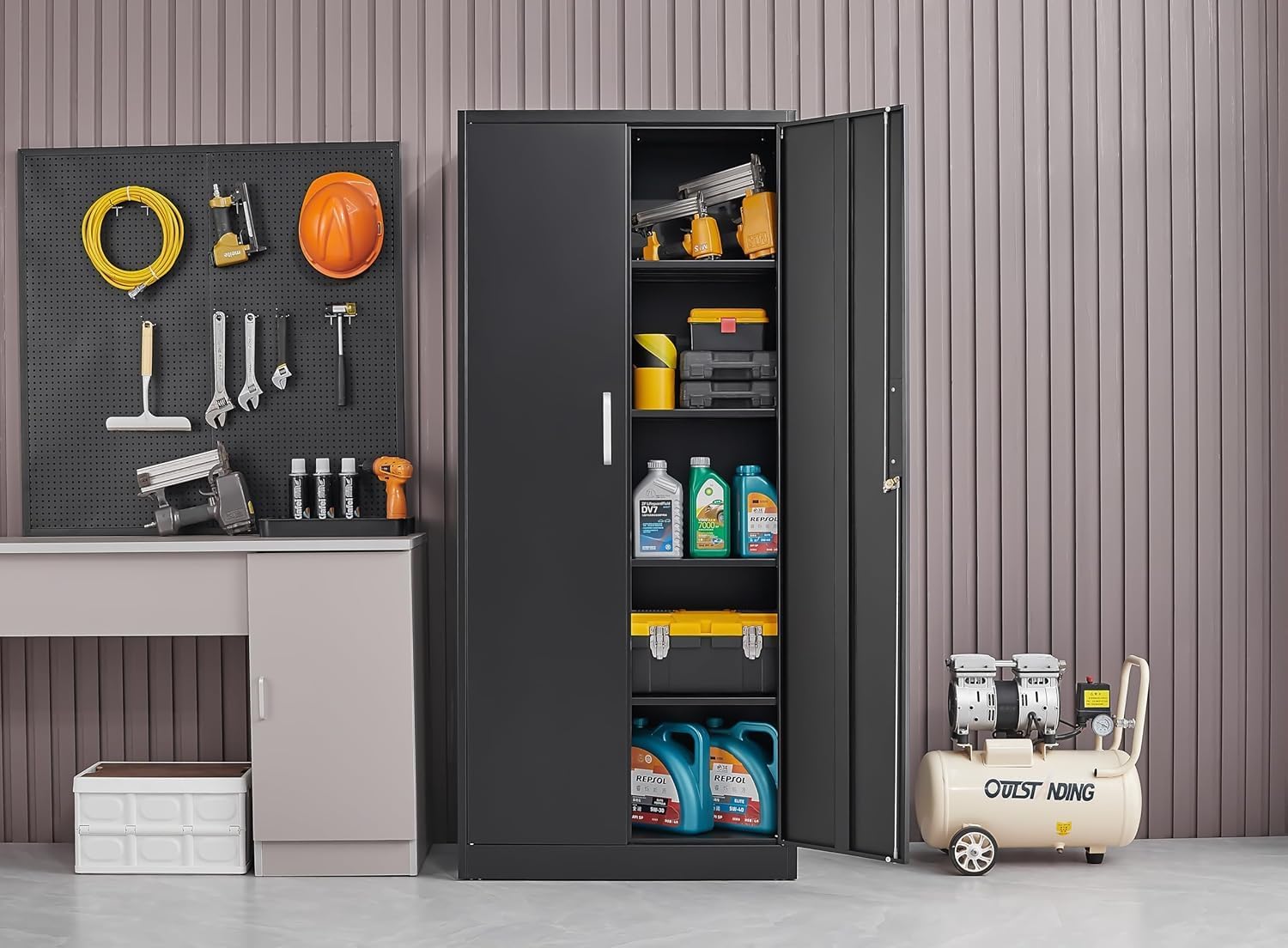Lemari Penyimpanan Logam Denga - Home Improvement Help ulasan dan harga